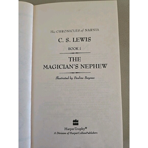 The Chronicles Of Narnia,The Magicians Nephew By CS Lewis 1983 Vtg Pre-owned - Picture 7 of 13
